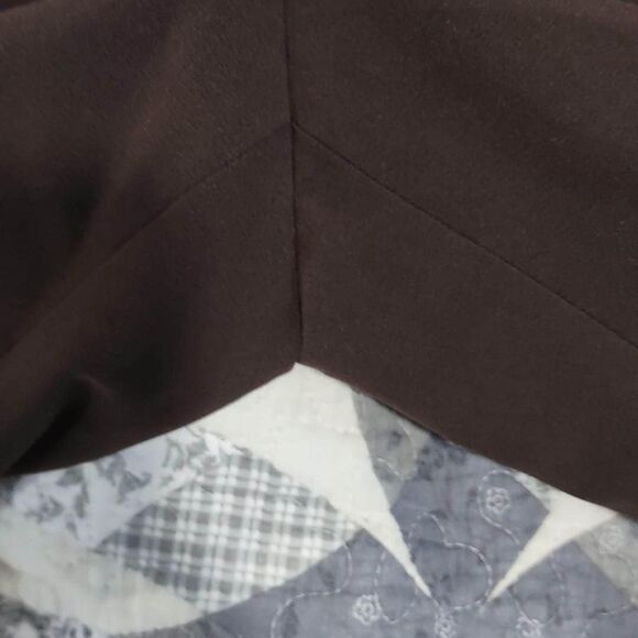 Size 12 Grace Elements Capri Dress Pants 21” Inseam Womens Brown C2305 - Picture 4 of 4